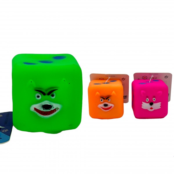 ΠΑΙΧΝΙΔΙ ΣΚΥΛΟΥ ΜΕ ΗΧΟ ΖΑΡΙ ΣΕ 3 ΧΡΩΜΑΤΑ 9CM